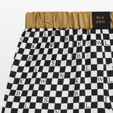 Checkerboard Unisex Short Pajamas Set