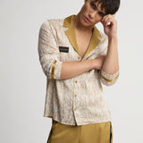 Feathers Bronze Unisex Long Pajama Set