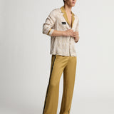 Feathers Bronze Unisex Long Pajama Set