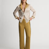 Feathers Bronze Unisex Long Pajama Set