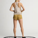 Feathers Bronze Women’s Short Pajamas Set