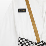 SWN Love White Silk Robe 