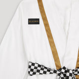 SWN Love White Silk Robe 