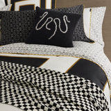 SWN Monogram Geometric Duvet Cover