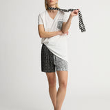 Feathers x SWN Monogram Unisex Short Pajamas Set