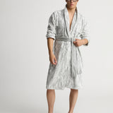 Feathers Grey Bath Robe