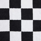 Checkerboard Black & White Hand Towel