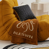 SWN Logo Copper Alpaca Throw Rug