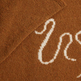 SWN Logo Copper Alpaca Throw Rug