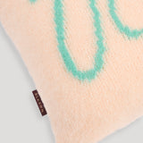Logo Alpaca Cushion Vanilla Cream & Electric Green Cover