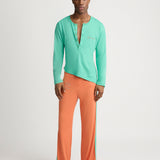 Significant Other Henley Electric Green