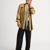 SWN Love Gold Silk Robe