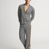 Checkerboard Unisex Long Pajama Set