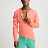 Significant Other Henley Coral Fusion